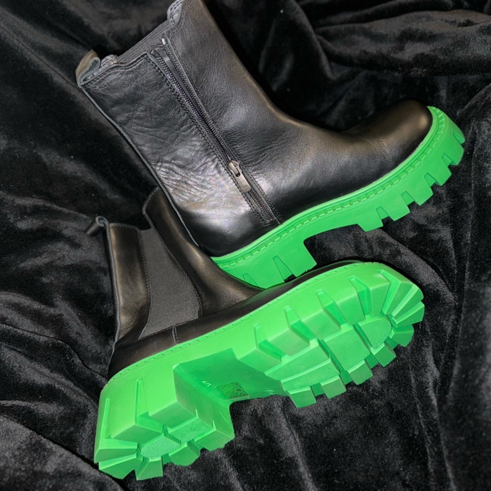 Steve Madden Charges Black/green NEW* - Picture 6 of 8